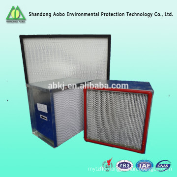 Deep Pleated Type with Glassfiber Media for cleanroom equipment H13 Hepa Filter